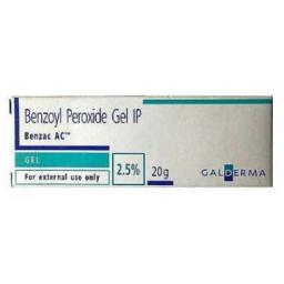Benzac AC Gel 20g 2.5% - Benzoyl peroxide topical - Galderma