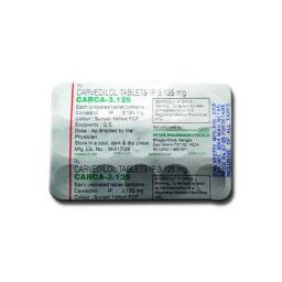 Carca 3.125 mg  - Carvedilol - Intas Pharmaceuticals Ltd.