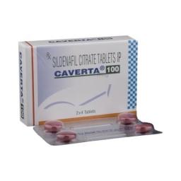 Caverta 100 mg - Sildenafil Citrate - Ranbaxy, India