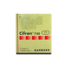 Cifran 750 mg - Ciprofloxacin - Ranbaxy, India